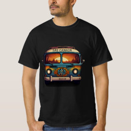 Groovy Hippy Van Design Retro Peace und Liebe T-Shirt