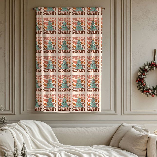 Groovy Holiday Throw Pastel Christmas Celebration Fleecedecke (Groovy Holiday Throw Pastel Christmas Celebration)