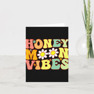 Groovy Honeymoon Vibe Bride Brautparty Honeymoo Karte