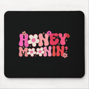 Groovy Honeymoonin Braut Brautjunggesellinnenabsch Mousepad