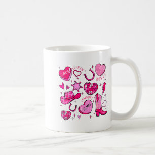 Groovy Howdy Valentinstag Western Valentinstag Cow Kaffeetasse