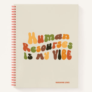 Groovy Human Resources ist meine Vision, HR Notizbuch