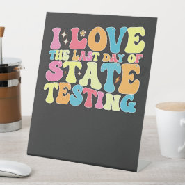 Groovy I - Liebe des letzten Tages der Prüfung des Sockelschild