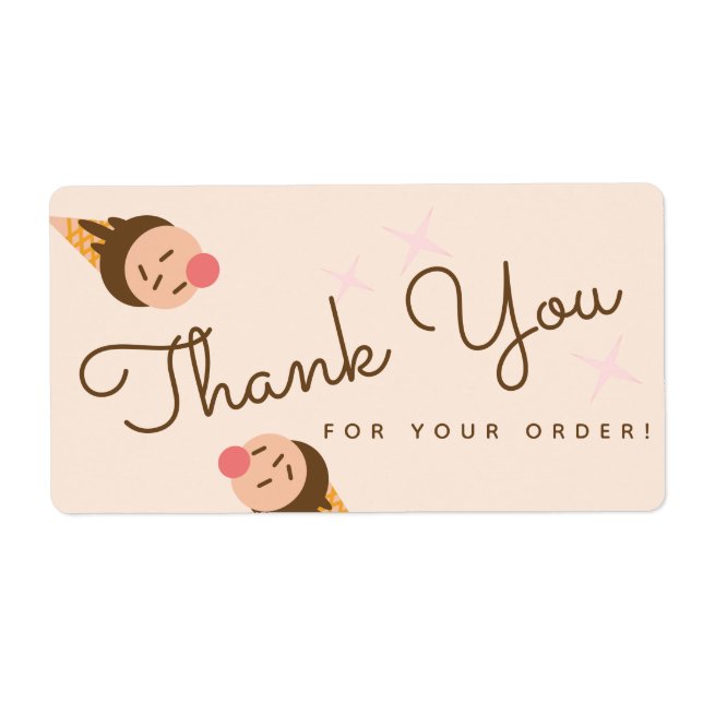 Groovy Ice Cream Cone Vielen Dank Square  (Vorne)