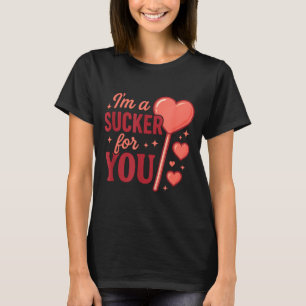 Groovy, ich bin ein Narr für dich Retro-Herzensbon T-Shirt