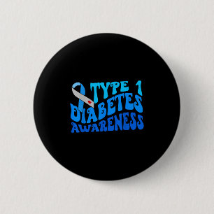 Groovy im November tragen wir Blue for Diabetes Aw Button