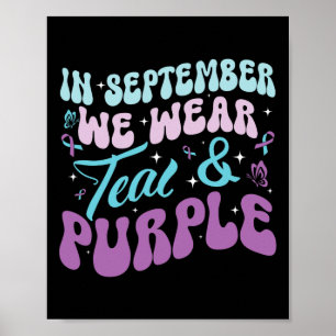 Groovy im September tragen wir Aquamarinen und Lil Poster