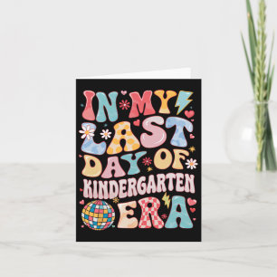 Groovy in meinem letzten Kindergartenalter Karte