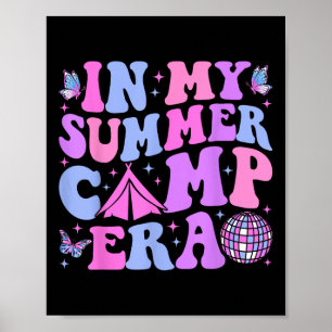 Groovy in meinem Sommer Camp-Ära-Camping Poster