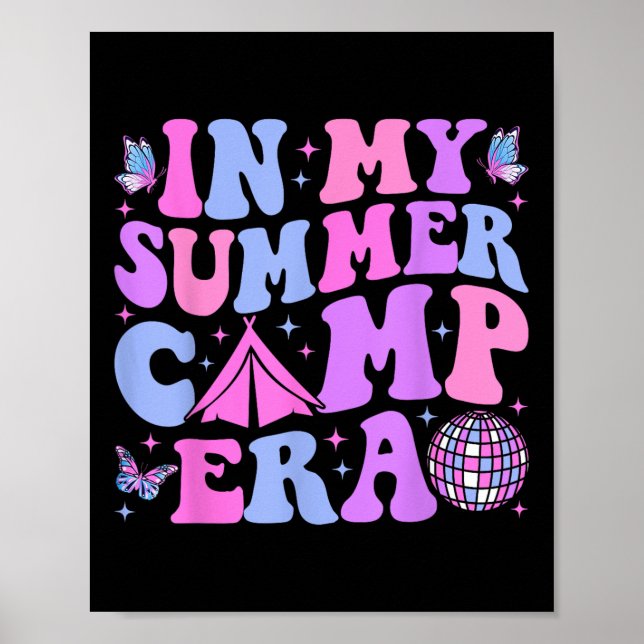 Groovy in meinem Sommer Camp-Ära-Camping Poster (Vorne)