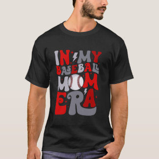Groovy in meiner Baseball Mama Era Mommy Happy Müt T-Shirt