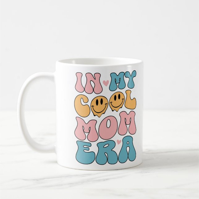 Groovy in meiner Coolen Mutter Mama Era Funny Mama Kaffeetasse (Links)