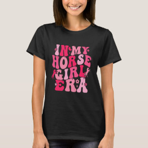 Groovy in meiner Horse Girl-Ära Pferdeliebhaber-Mä T-Shirt