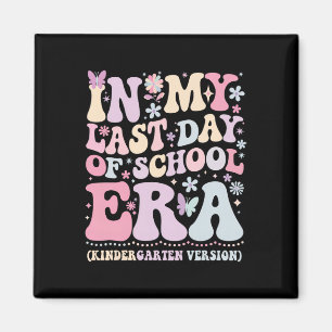Groovy in meiner letzten Schultag-Ära Kindergarten Magnet
