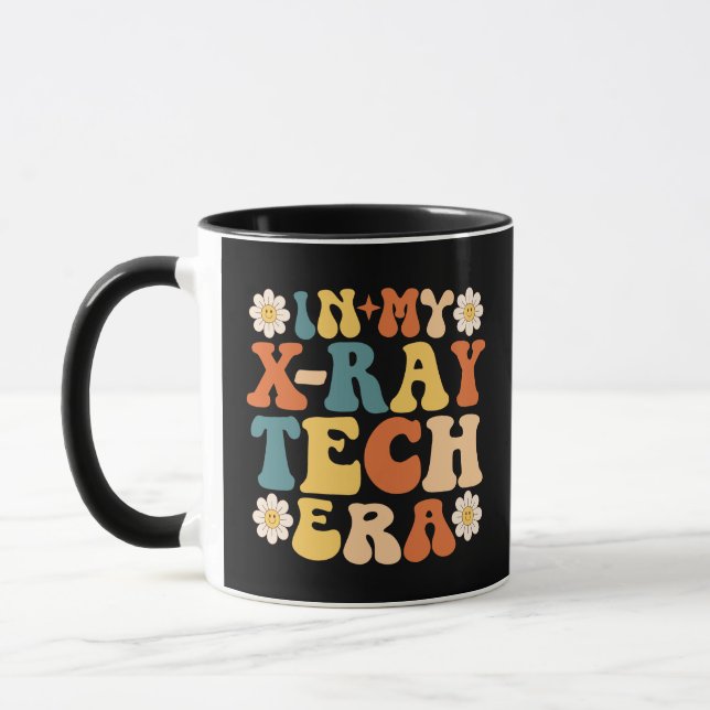 Groovy in meiner Röntgen-Technikzeit Tasse (Links)