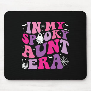 Groovy in meiner Spooky Tante Era Hippie Halloween Mousepad