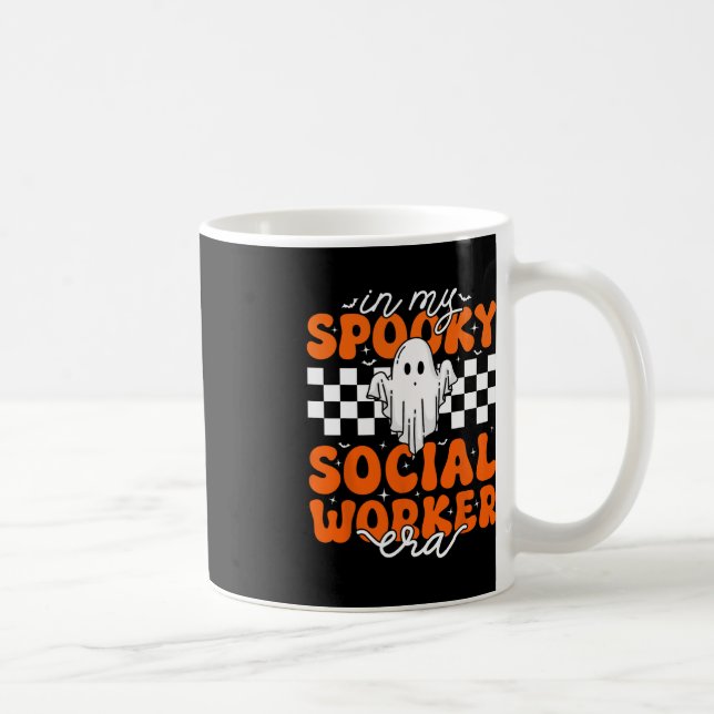 Groovy in meiner spöttischen Ära der Sozialarbeite Kaffeetasse (Rechts)