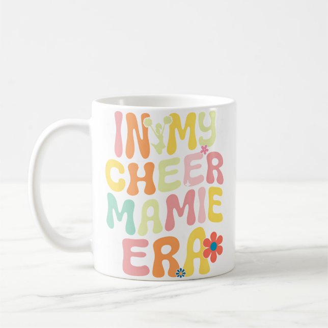 Groovy In My Cheer Mamie Era Cheerleading Lover Kaffeetasse (Links)