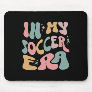 Groovy In My Soccer Era Kids Mousepad