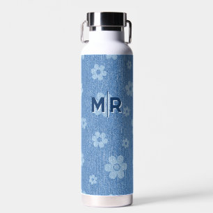 Groovy Indigo Bloom Trinkflasche