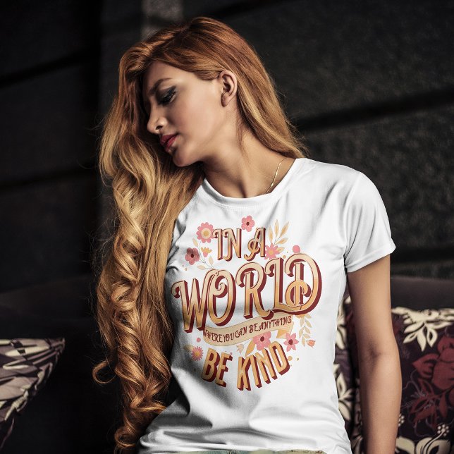 Groovy Inspirierend Rosa-daisy-Blume Seien Sie fre T-Shirt (Von Creator hochgeladen)