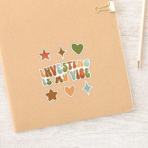 Groovy Investing ist mein Lebenslauf, Finanzinvest Aufkleber