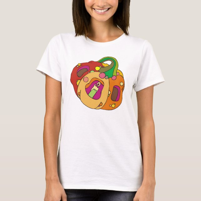 Groovy Jack-o-lantern T-Shirt (Vorderseite)