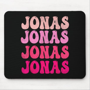 Groovy Jonas Vorname D I Love Jonas Tees Meme Mousepad