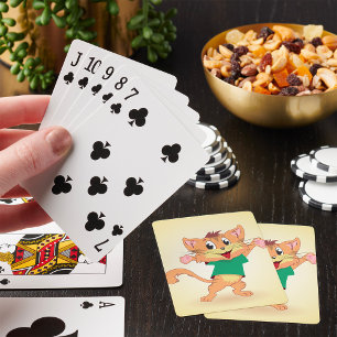 Groovy Katze Spielkarten