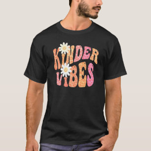 Groovy KINDER VIBES Herbstfarben Kindergart T-Shirt