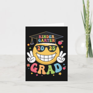 Groovy Kindergarten Graduate Happy Abschluss Cl O Karte
