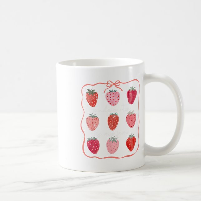 Groovy Kindergarten ist mein Ding Strawberry Kinde Kaffeetasse (Rechts)