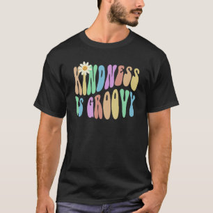 Groovy KINDNESS IST GROOVY Retro Stopp Bullying Ch T-Shirt