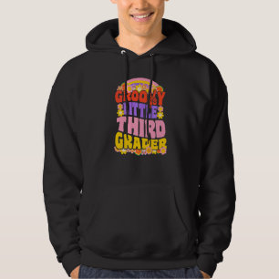 Groovy kleiner Drittklässler Retro Wavy 70er Jahre Hoodie