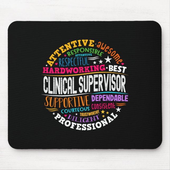 Groovy-Klinikleiter-Würdigung-Gesundheitssorge Mousepad (Vorne)