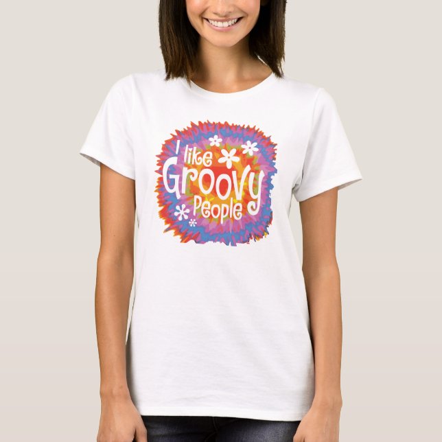 Groovy Krawatte Die2 T-Shirt (Vorderseite)