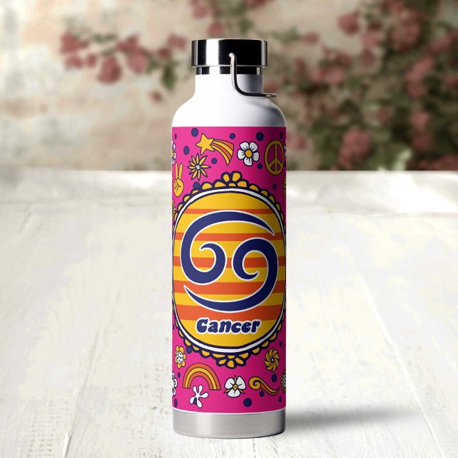 Groovy Krebs individuell Trinkflasche (Von Creator hochgeladen)