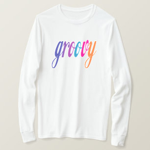 Groovy Langarm Unisex T-Shirt