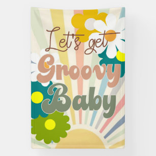 Groovy, Lasse fett, Retro-Party Banner