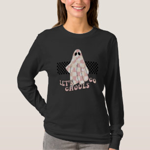 Groovy Lasst uns gehen Ghule Halloween Gruselige D T-Shirt