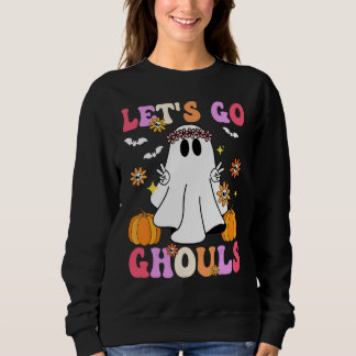 Groovy  Lasst uns Ghouls gehen Süße Halloween-Geis Sweatshirt