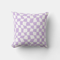 Groovy Lavender White Karos Checkered