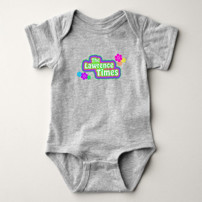 Groovy Lawrence Times Baby Strampler (Vorderseite)