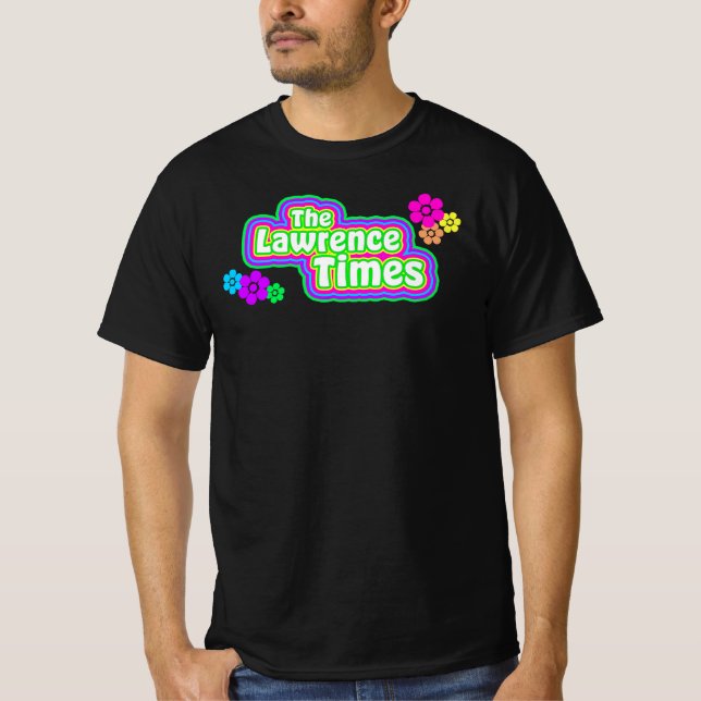 Groovy Lawrence Times einseitiger Wert T-Shirt (Vorderseite)