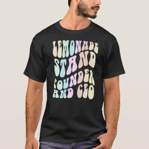 Groovy LEMONADE STAND GRÜNDER UND CEO Boss in Trai T-Shirt