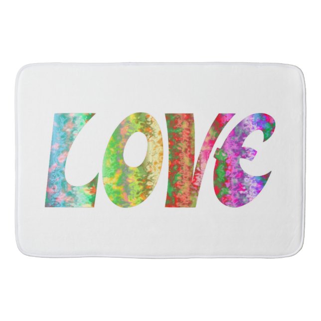 GROOVY LIEBE BADEMATTE (Vorderseite)