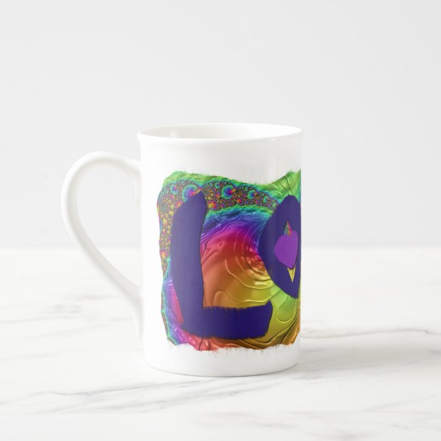 Groovy Liebe Tasse (Links)