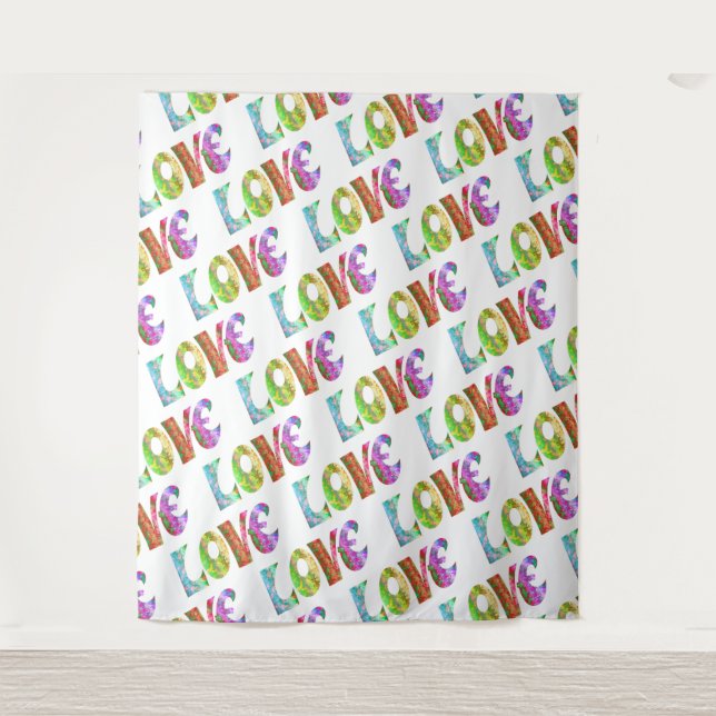 GROOVY LIEBE WANDTEPPICH (Vorderseite)