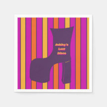 Groovy Lila Disco Junggeselinnen-Abschied