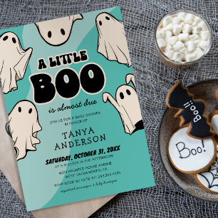 Groovy Little Boo Boy Baby Shower Einladung